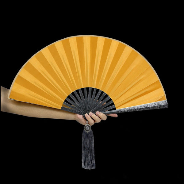 Tungsten Steel Alloy Self-defense Kung Fu Folding Fan