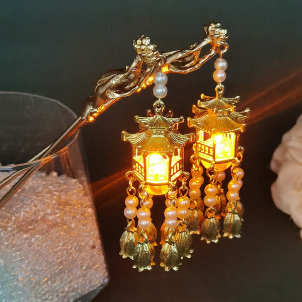 Chinese Palace Lantern Hairpins